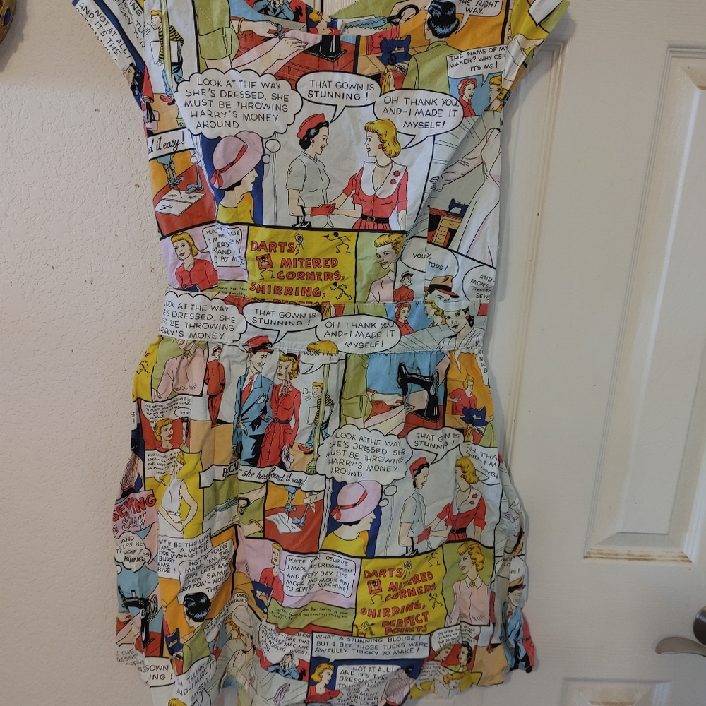 Comic book dress